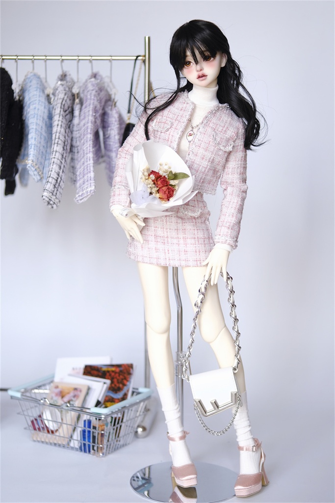 【カカ星球】【1/3】ドール服 ツイードセットアップ