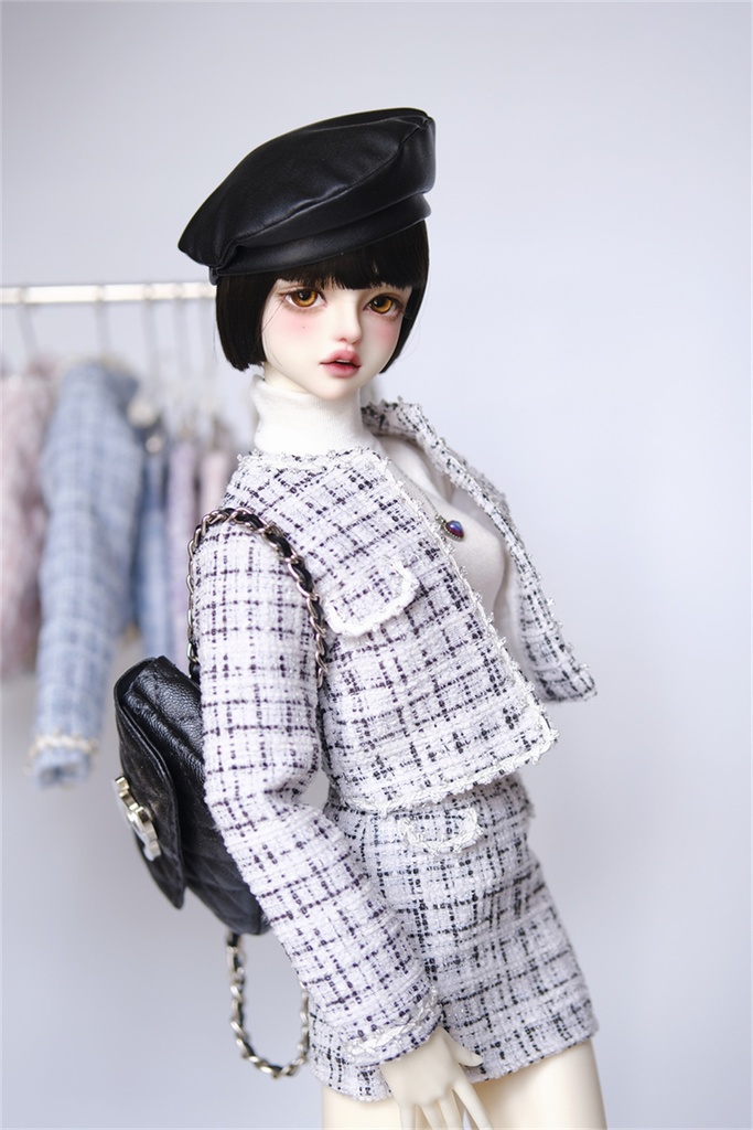 【カカ星球】【1/3】ドール服 ツイードセットアップ