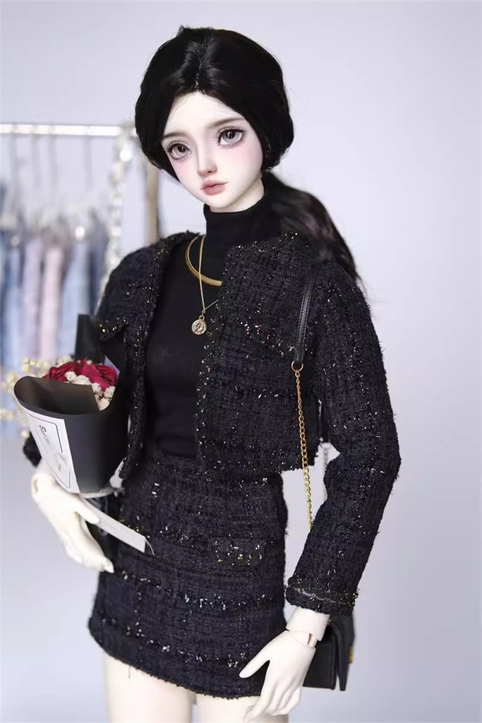 【カカ星球】【1/3】ドール服 ツイードセットアップ