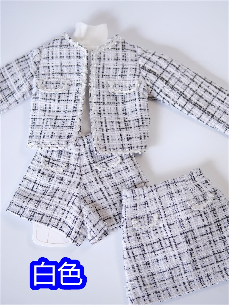 【カカ星球】【1/3】ドール服 ツイードセットアップ