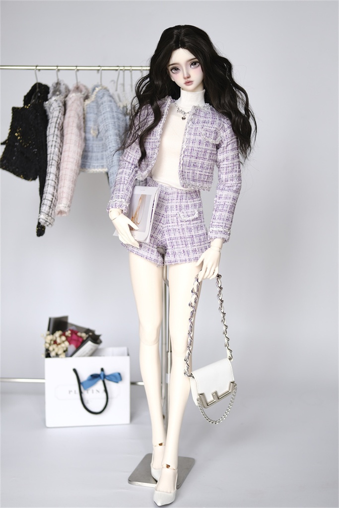 【カカ星球】【1/3】ドール服 ツイードセットアップ