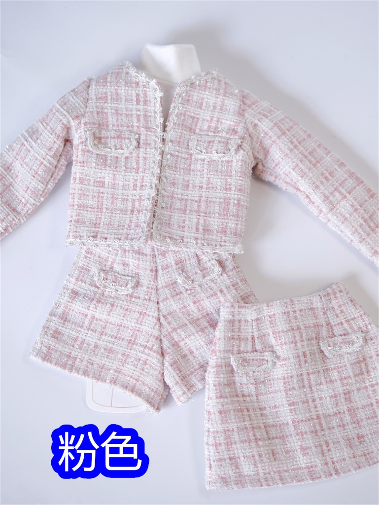 【カカ星球】【1/3】ドール服 ツイードセットアップ