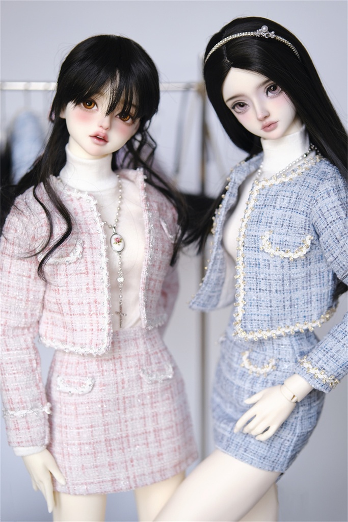【カカ星球】【1/3】ドール服 ツイードセットアップ