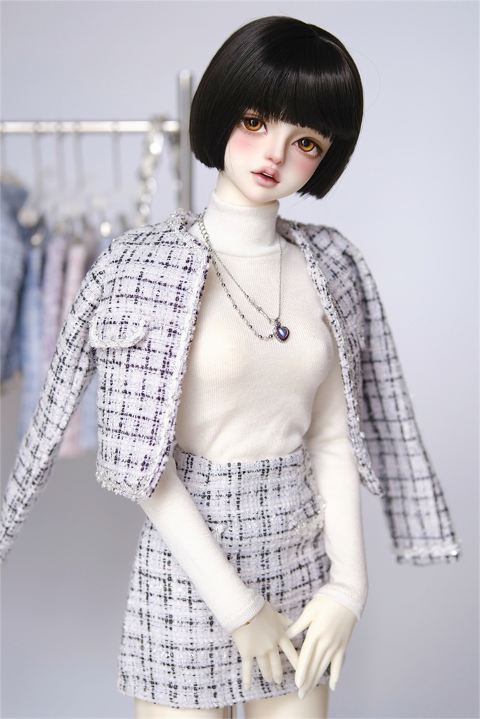 【カカ星球】【1/3】ドール服 ツイードセットアップ