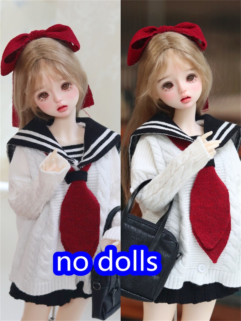 【カカ星球】【1/4,1/3】ドール服 ニットセーラー