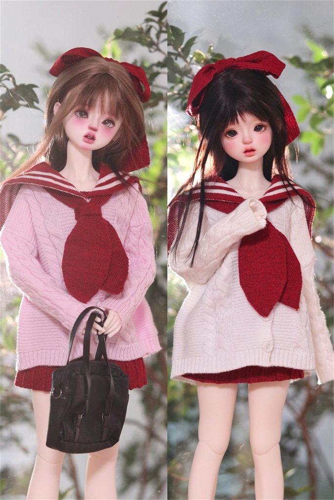 【カカ星球】【1/4,1/3】ドール服 ニットセーラー