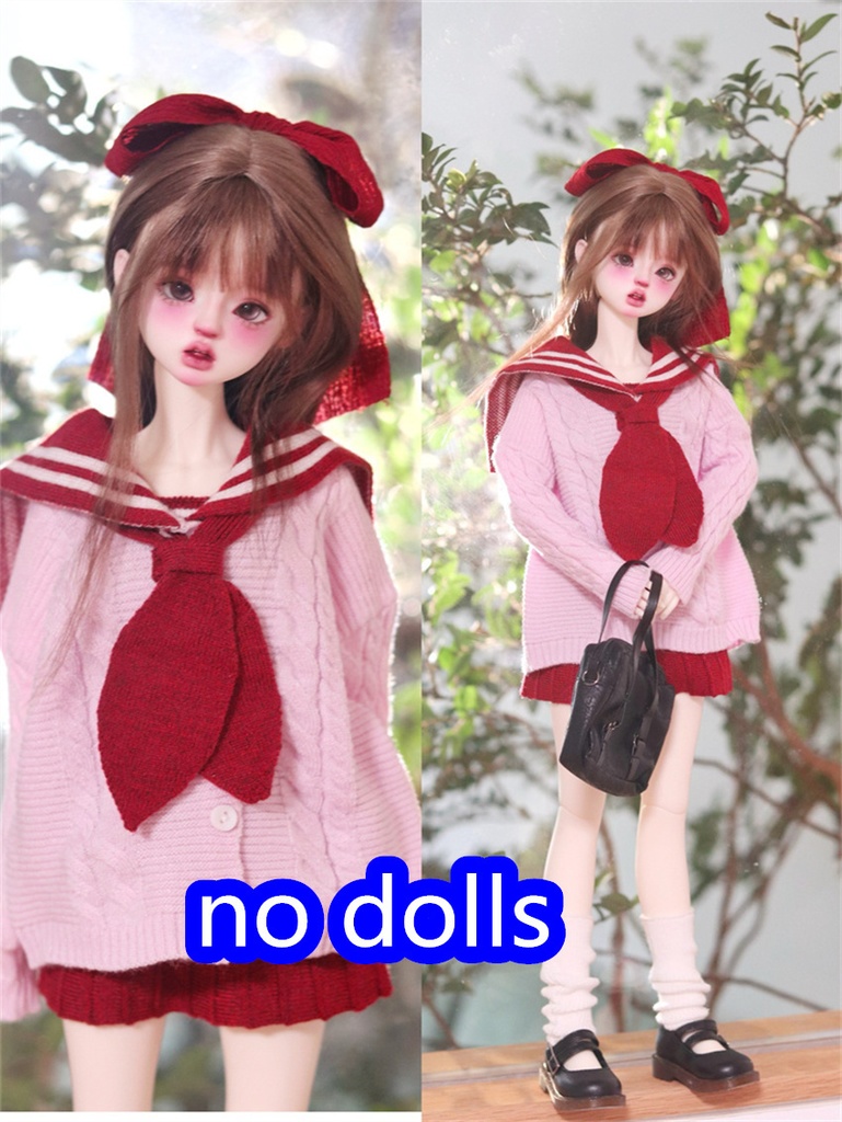 【カカ星球】【1/4,1/3】ドール服 ニットセーラー