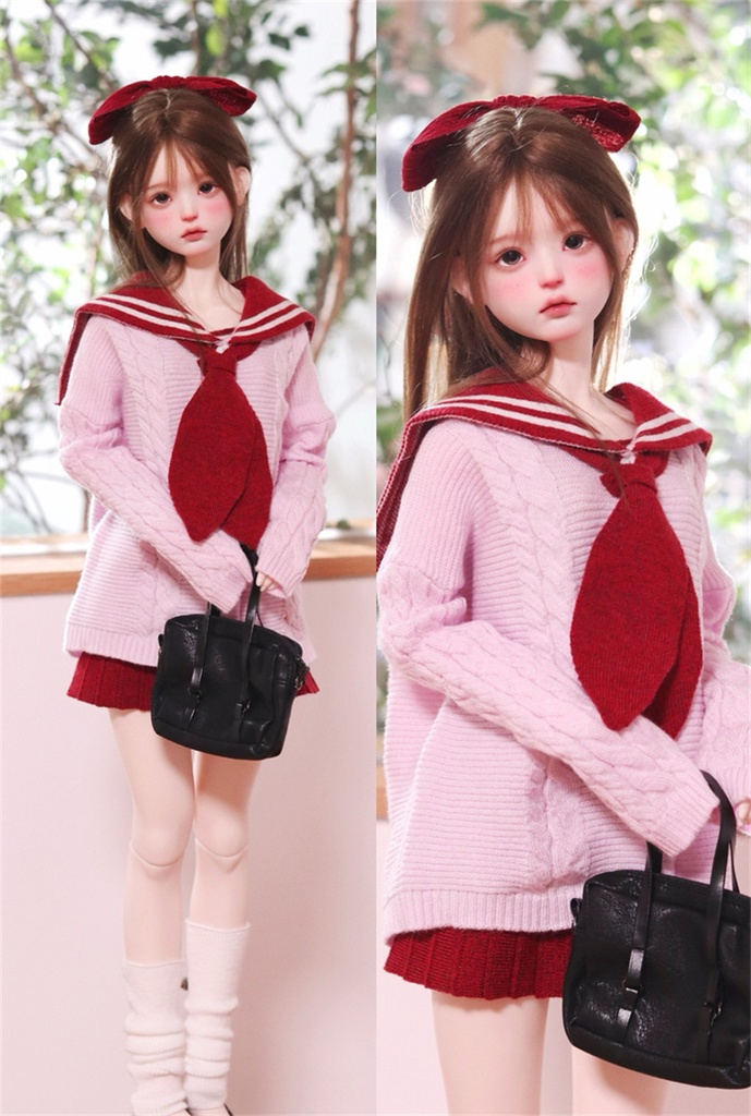 【カカ星球】【1/4,1/3】ドール服 ニットセーラー
