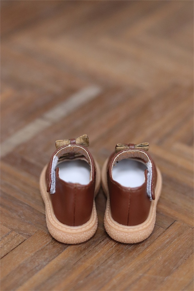 【カカ星球】【1/3,1/4,1/6】ドール靴 ダブルリボンパンプス