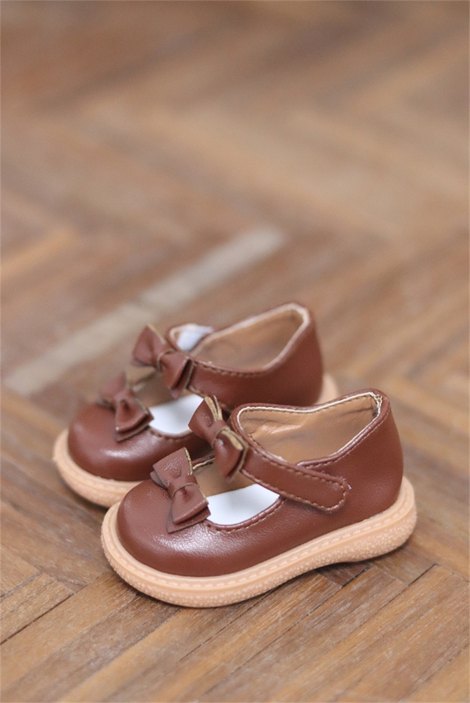 【カカ星球】【1/3,1/4,1/6】ドール靴 ダブルリボンパンプス