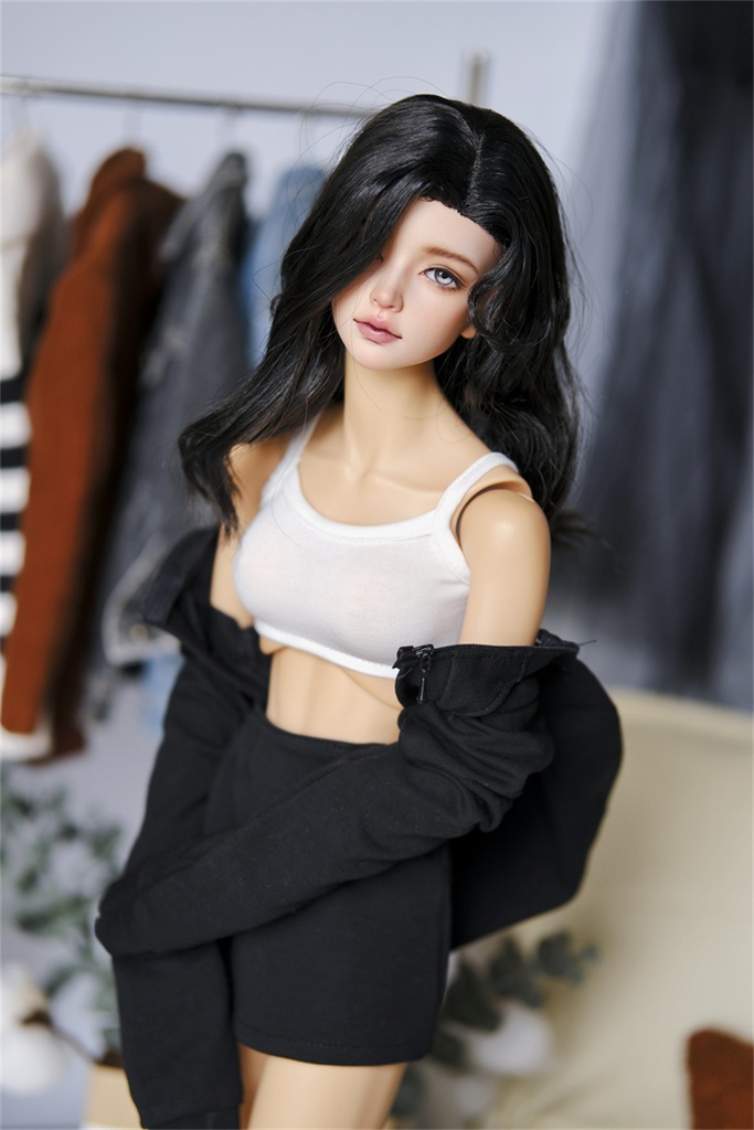 【カカ星球】【1/3,1/4】ドール服 ヘソ出しパーカーセット