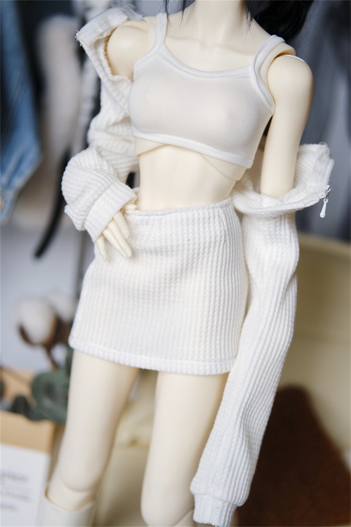 【カカ星球】【1/3,1/4】ドール服 ヘソ出しパーカーセット