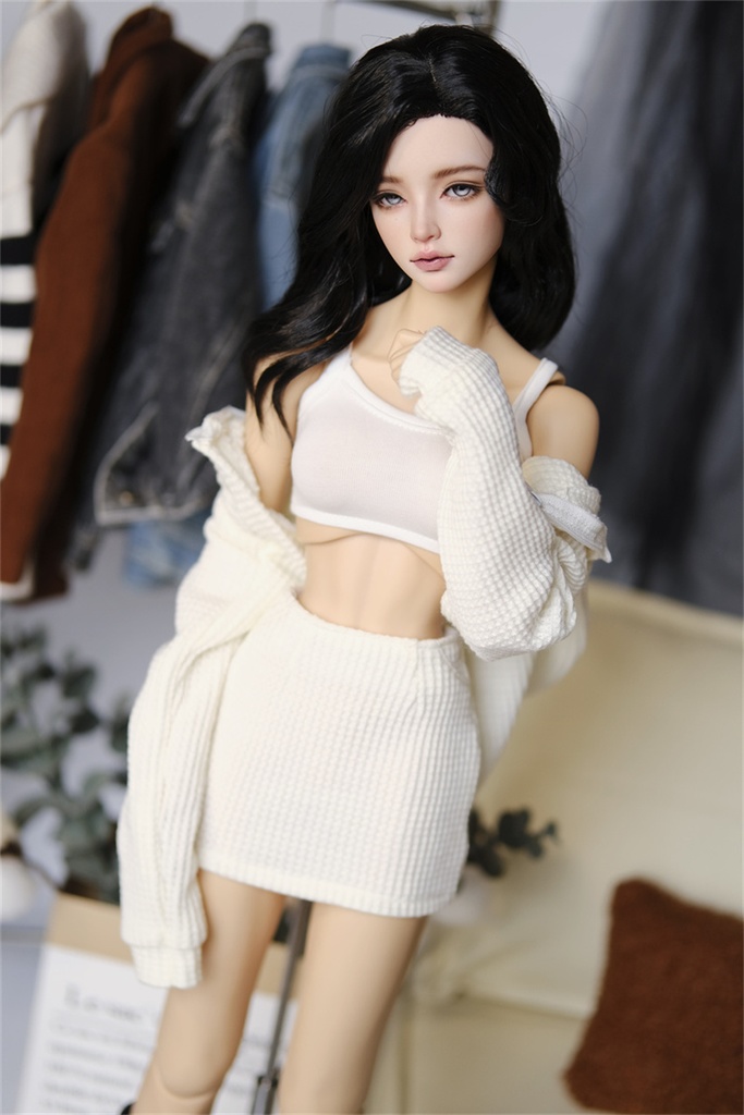 【カカ星球】【1/3,1/4】ドール服 ヘソ出しパーカーセット