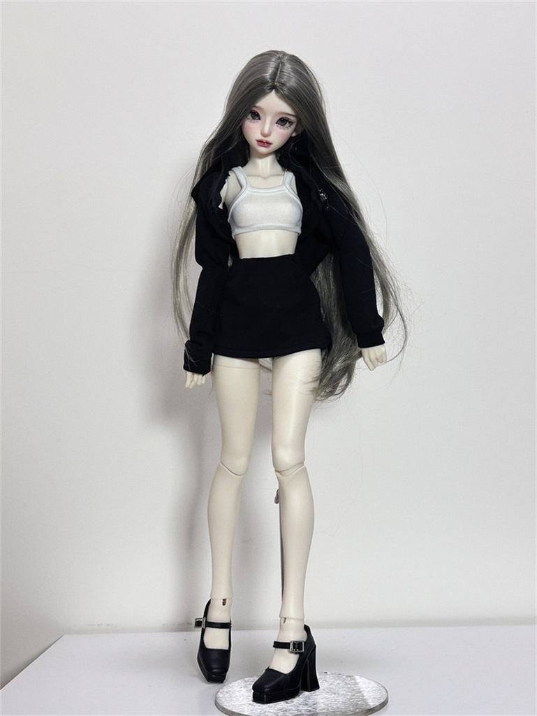 【カカ星球】【1/3,1/4】ドール服 ヘソ出しパーカーセット