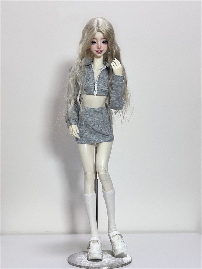 【カカ星球】【1/3,1/4】ドール服 ヘソ出しパーカーセット