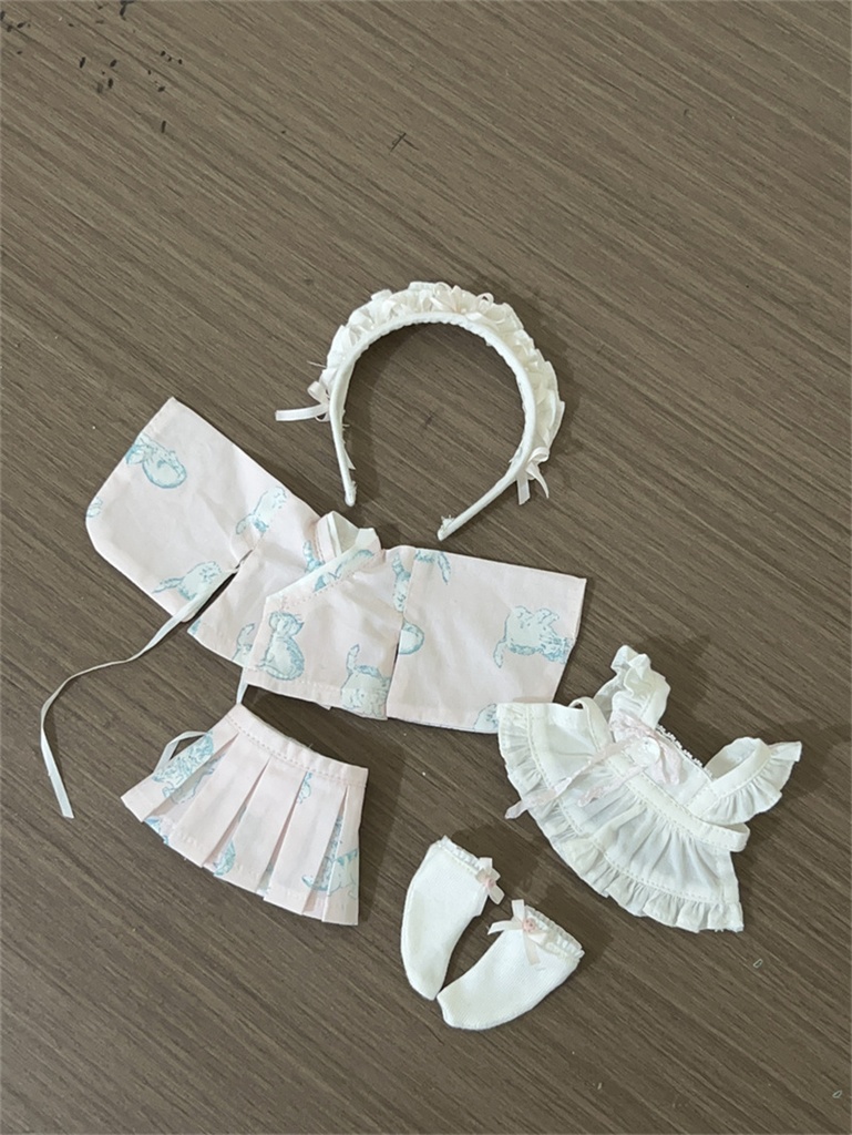 【カカ星球】ドール服 小6分 和メイド