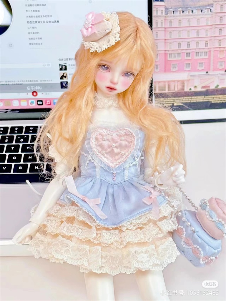 【カカ星球】【1/4,1/6】ドール服 ケーキワンピース