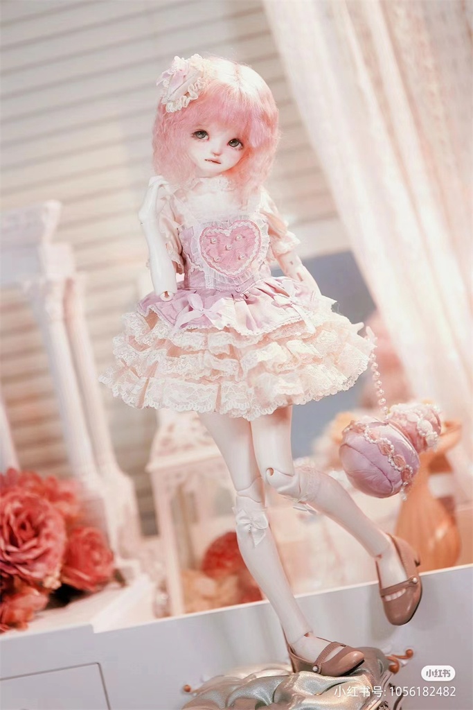 【カカ星球】【1/4,1/6】ドール服 ケーキワンピース