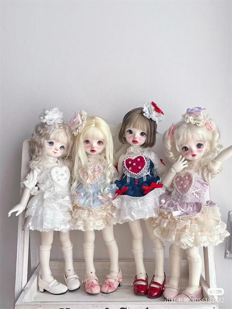 【カカ星球】【1/4,1/6】ドール服 ケーキワンピース