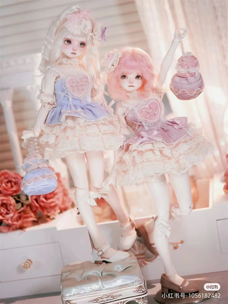 【カカ星球】【1/4,1/6】ドール服 ケーキワンピース