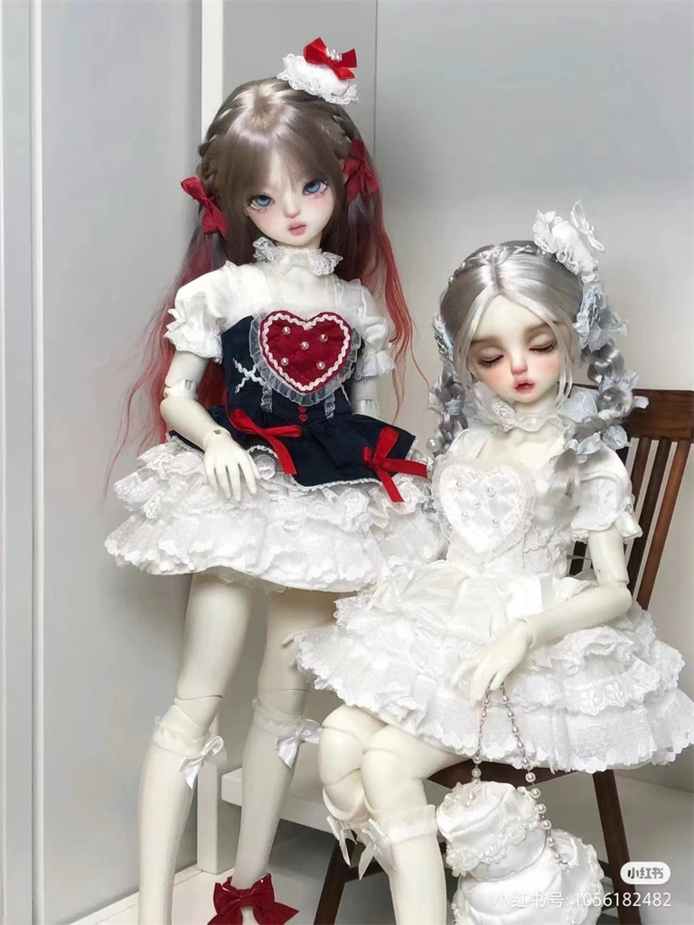 【カカ星球】【1/4,1/6】ドール服 ケーキワンピース