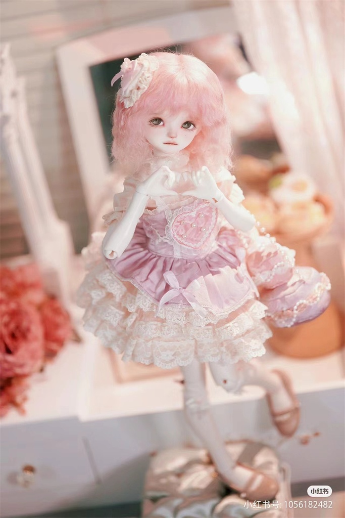 【カカ星球】【1/4,1/6】ドール服 ケーキワンピース