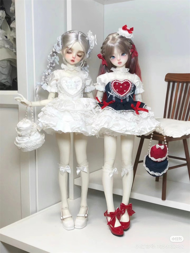 【カカ星球】【1/4,1/6】ドール服 ケーキワンピース