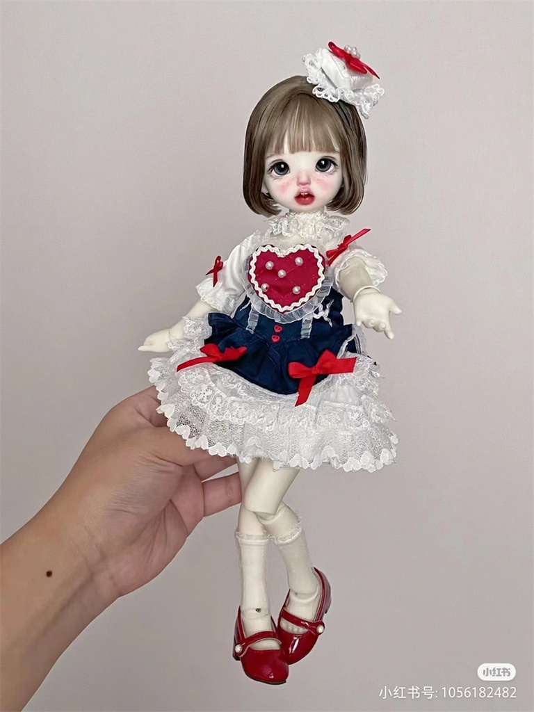 【カカ星球】【1/4,1/6】ドール服 ケーキワンピース