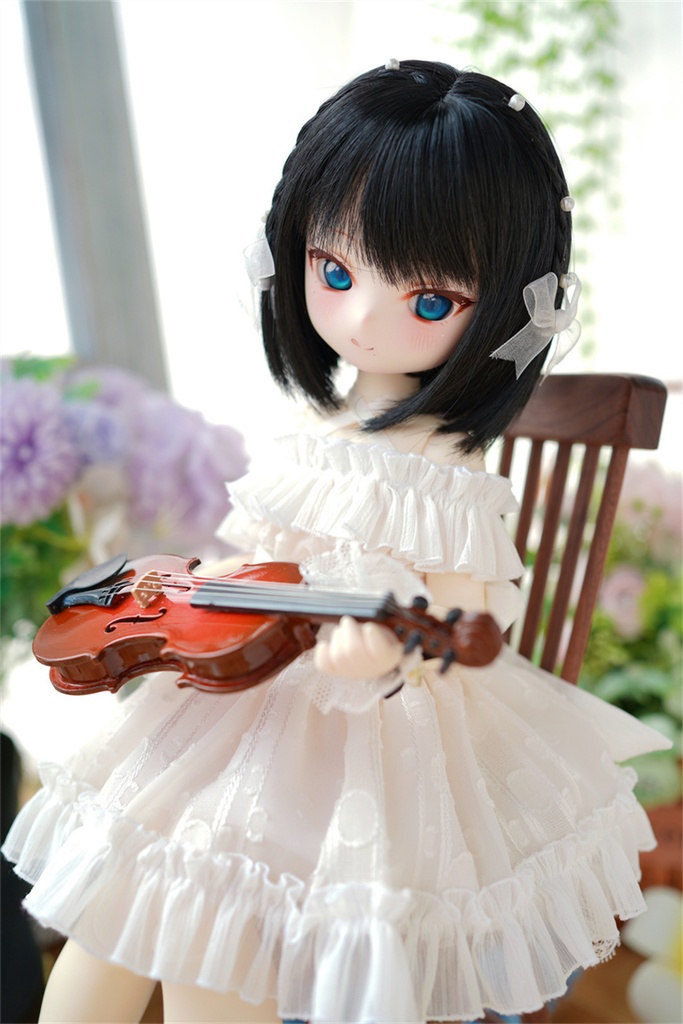 【カカ星球】【7-8,8-8.5,8.5-9inch】ドールウィッグ 三つ編みつきボブ