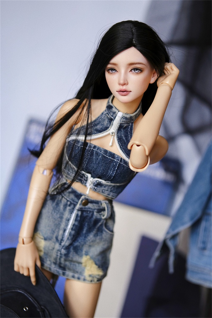 【カカ星球】【1/3】ドール服 ジーンズスカート