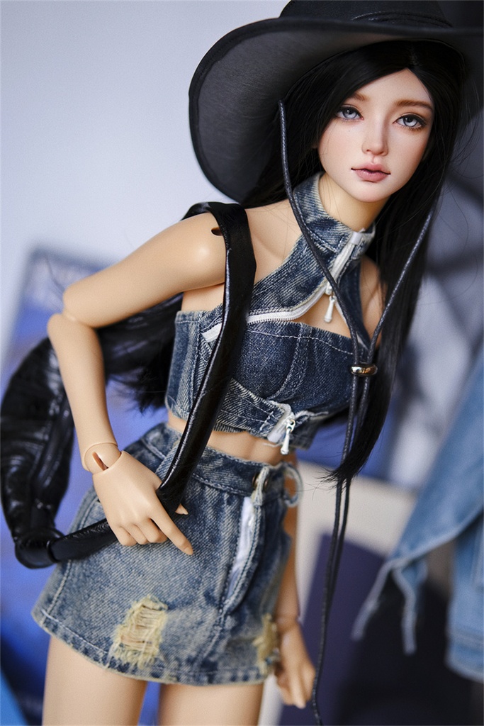 【カカ星球】【1/3】ドール服 ジーンズスカート