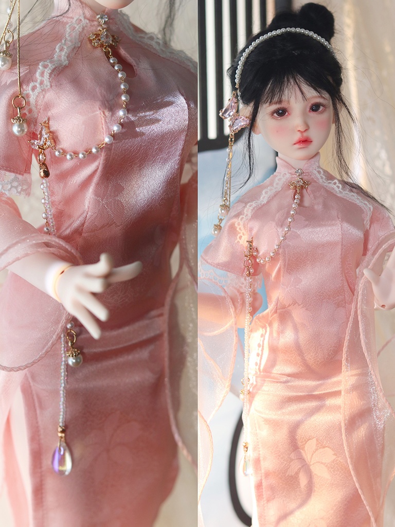 【カカ星球】【1/4】ドール服 チャイナ天女ワンピース
