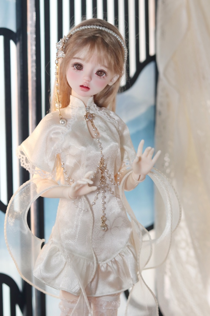 【カカ星球】【1/4】ドール服 チャイナ天女ワンピース
