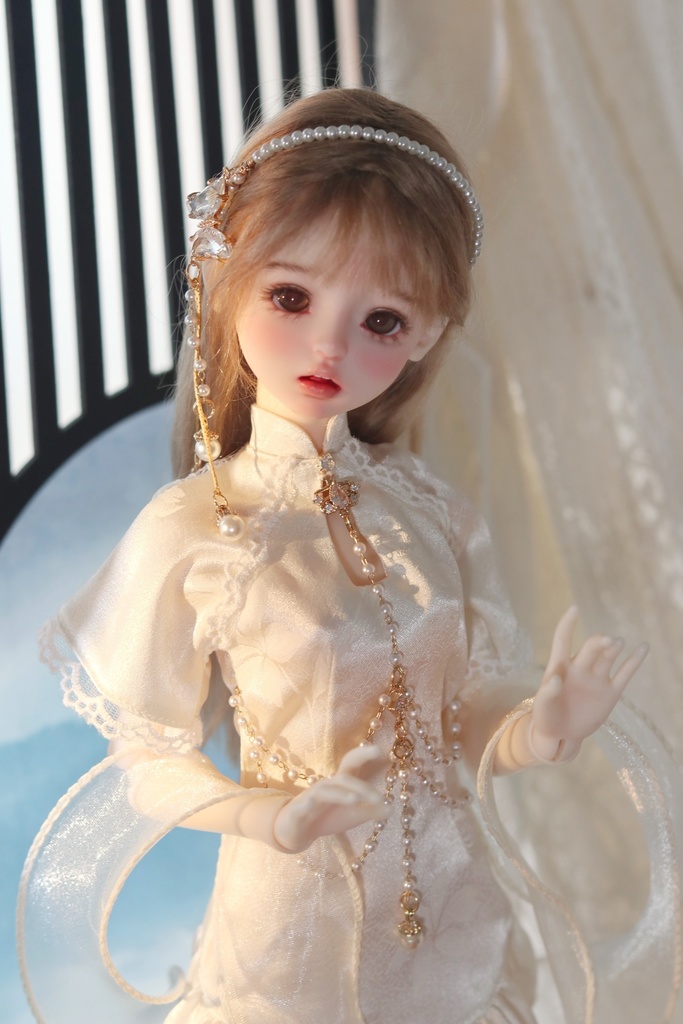 【カカ星球】【1/4】ドール服 チャイナ天女ワンピース