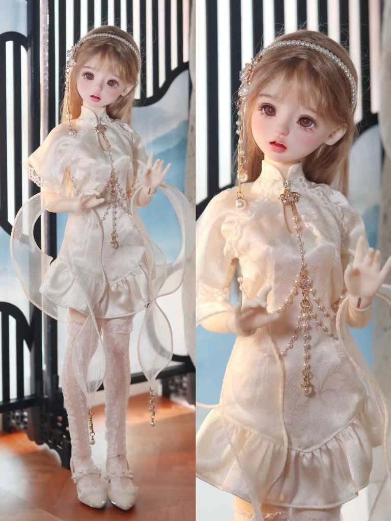 【カカ星球】【1/4】ドール服 チャイナ天女ワンピース