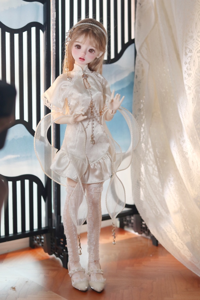 【カカ星球】【1/4】ドール服 チャイナ天女ワンピース