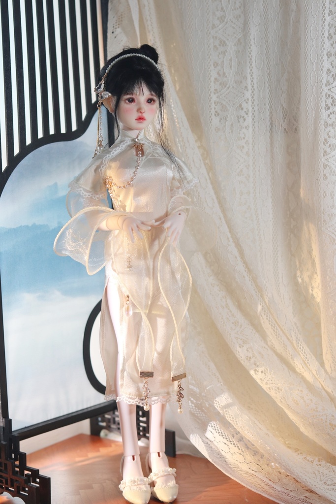 【カカ星球】【1/4】ドール服 チャイナ天女ワンピース