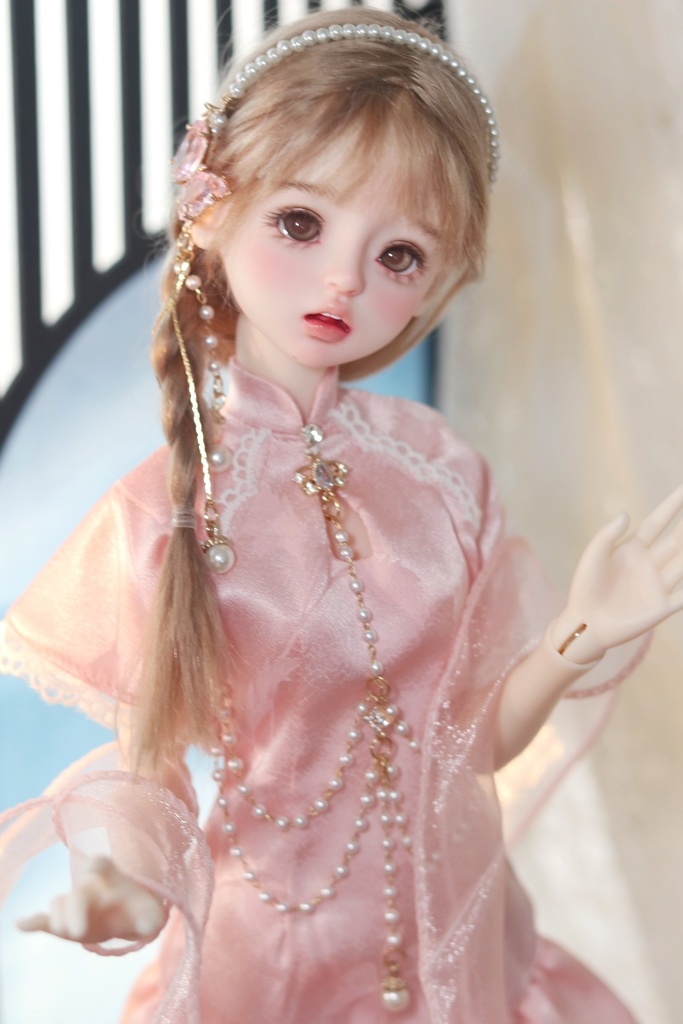 【カカ星球】【1/4】ドール服 チャイナ天女ワンピース