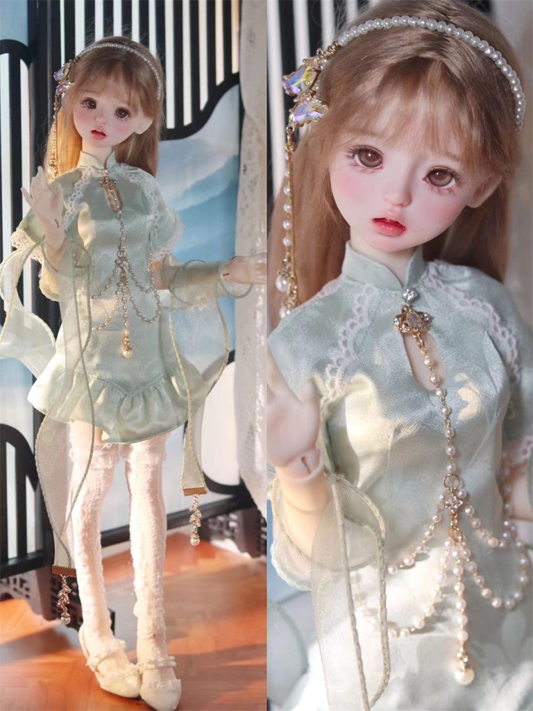 【カカ星球】【1/4】ドール服 チャイナ天女ワンピース