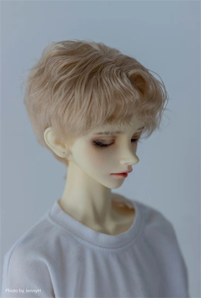 【カカ星球】【8-8.5,8.5-9inch】ドールウィッグ カール センター分け(取寄せ)