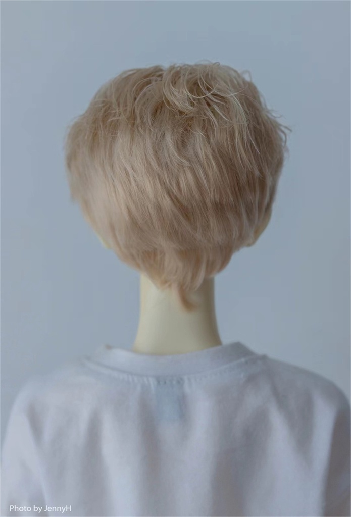 【カカ星球】【8-8.5,8.5-9inch】ドールウィッグ カール センター分け(取寄せ)