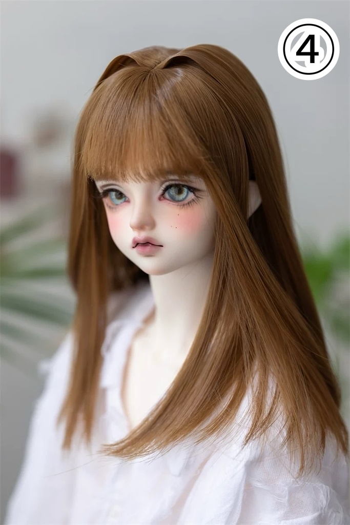 【咔咔星球】【6-7,7-8,8.5-9inch】ドールウィッグ ミニインテーク セミロング(取寄せ)