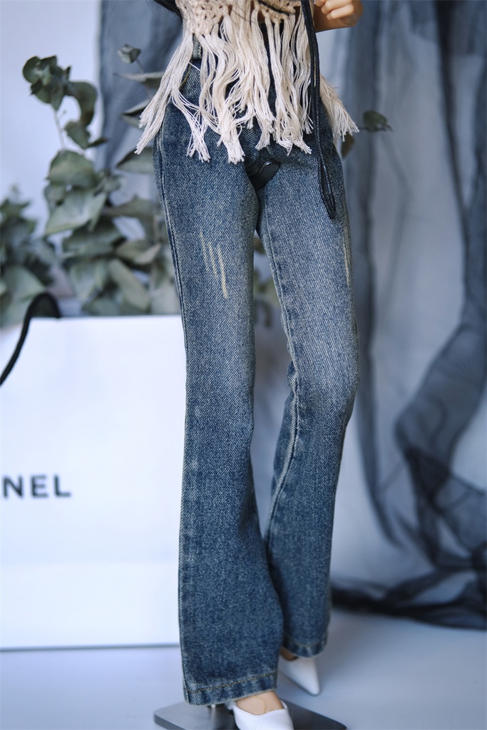 【カカ星球】【1/4】ドール服 デニムパンツ 2タイプ