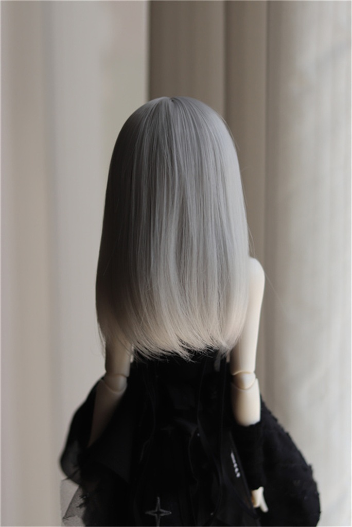 【カカ星球】【7-8, 8-8.5, 8.5-9inch】ドールウィッグ 姫カット ストレート(取寄せ)