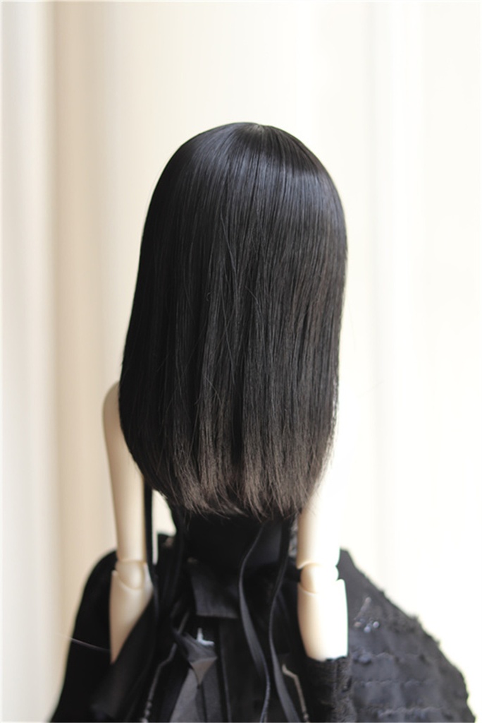 【カカ星球】【7-8, 8-8.5, 8.5-9inch】ドールウィッグ 姫カット ストレート(取寄せ)