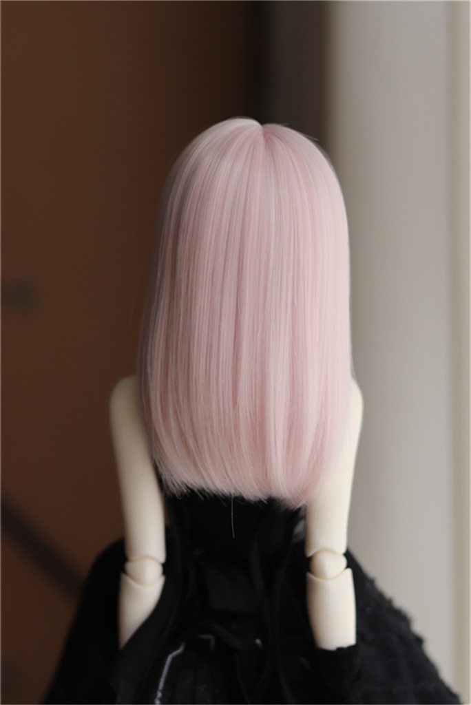 【カカ星球】【7-8, 8-8.5, 8.5-9inch】ドールウィッグ 姫カット ストレート(取寄せ)