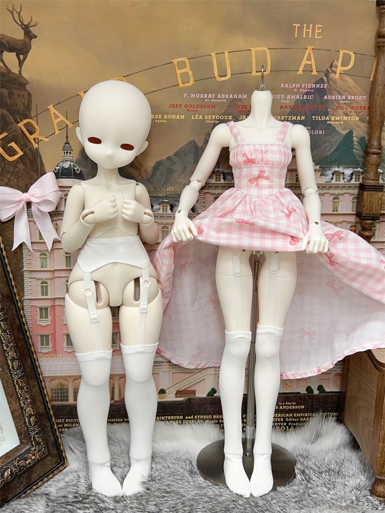 【カカ星球】【1/4】ドール小物 ガーターソックス