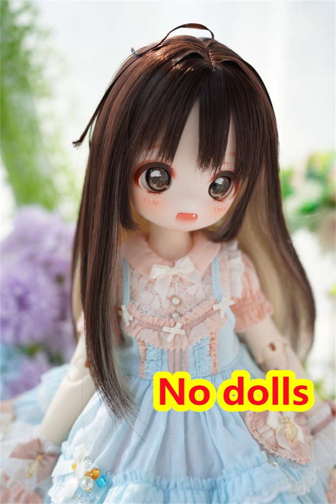 【カカ星球】【8.5-9inch】ドールウィッグ アニメティックアホ毛スタイル(取寄せ)