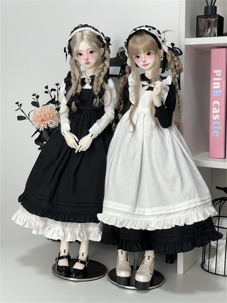 【カカ星球】【ID75,1/3,1/4】ドール服 メイド服セット