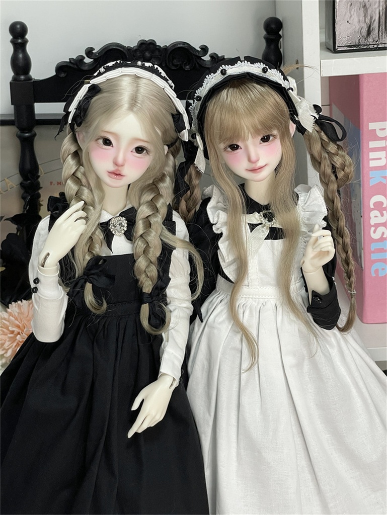 【カカ星球】【ID75,1/3,1/4】ドール服 メイド服セット